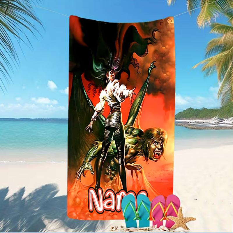 Customizable personalized beach towels rock Ozzy Osbourne themed designs.Suitable for the beach, yoga, sports;ideal as beach accessories
