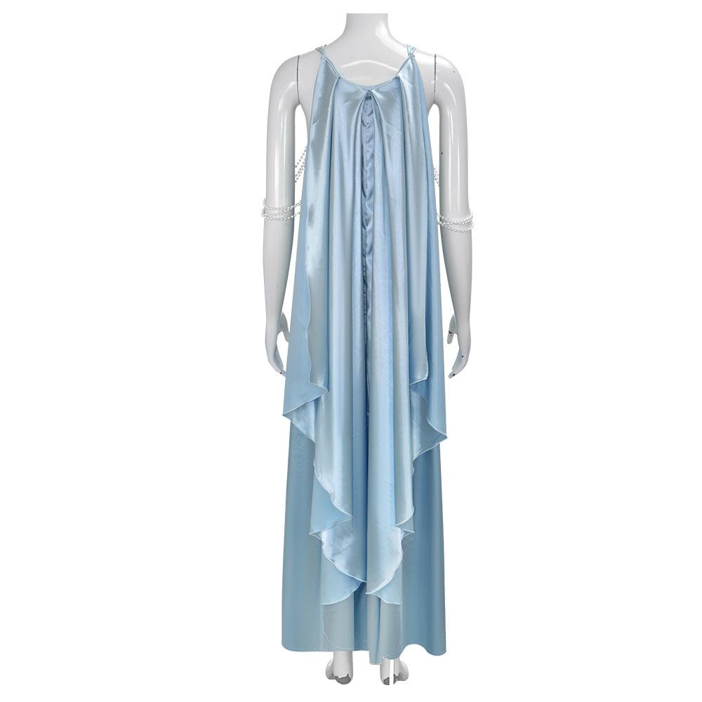 Padme Cosplay Nightgown Fantasia Costume Night Dress Disguise For Female Women Adult Halloween Carnival Party Suit