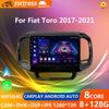 Android14 Auto Car Radio For FIAT Toro 2017 - 2021 Multimedia Navigation GPS 4G WIFI Carplay Player Carplay Stereo 2Din DVD