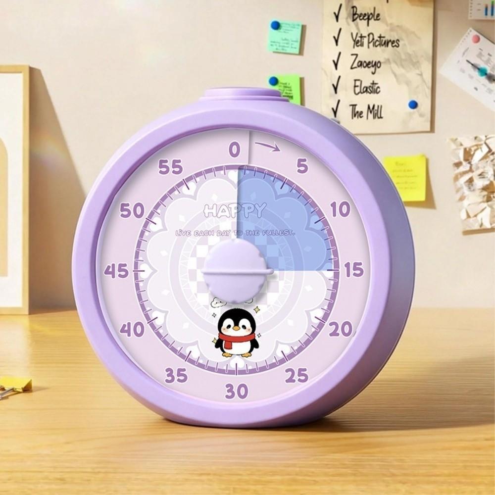 Silent Operation Countdown Alarm Clock Portable Kitchen Timer Student Timer Visual Timer Kids