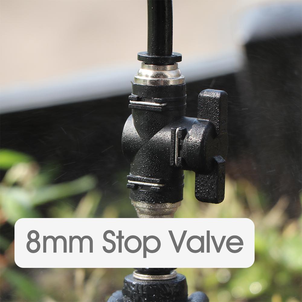 20/30/50 см 360° Свободно изгибаемые Регулируемые форсунки для распыления Водостопорный клапан Скользящий замок для 3/8" 9/12 мм ПЭ-трубки Садовая система охлаждения
