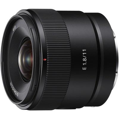 Sony SEL11F18 Фикс E 11мм для цифровых зеркальных камер Широкоугольный объектив, APS-C F1.8, [байонет E]