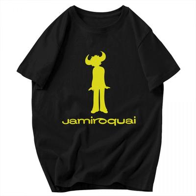 Мужская футболка Jamiroquais Летняя Y2K Графическая с круглым вырезом Унисекс Одежда Футболки