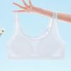 Fenteng 2-piece Set Cloud Cotton Breathable Mesh Sports Vest for Girls