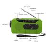 Emergency Solar Radio with LED Flashlight SOS Alarm Compact Design Portable Rechargeable Hand Crank AM/FM Radio