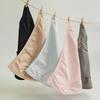 Skinny Five Air Cotton Triangle Panties Big Size 5 Pieces 1 Set (Beige + Black + Pink + Sky + Gray)