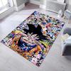 1PCDragon Ball Goku Anime Rug Carpet Large Area Rug Non Slip Washable Floor Mat Gamer Room Bedroom Home Decor