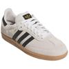 adidas Кроссовки Unisex Samba ADV Alumina Black Gum с кремовой подошвой и черным верхом JR7108
