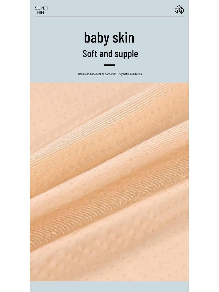 Summer Ice Silk High Waist Tummy Control Seamless Underwear