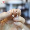 Fashion Simple Gold Color Women Drop Earrings With Round CZ Charm Creative Girl Accessories Fancy Gifts Statement Jewelry
