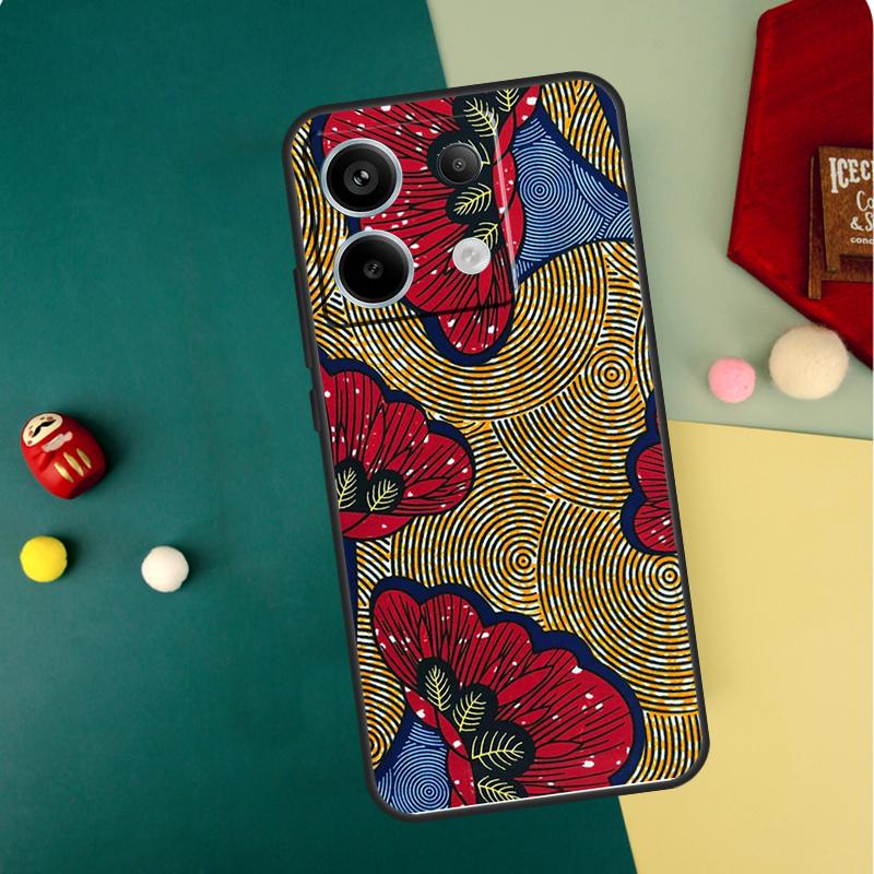 African Wax Print Design Case For Xiaomi Redmi Note 13 14 12 11 10 15 Pro Plus Redmi 13 15 14C 13C 15C 10C 12C Funda