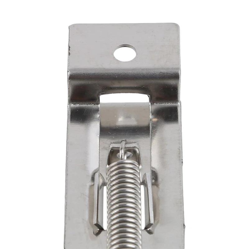 Европейский держатель рамки номерного знака автомобиля, клипсы для номерного знака прицепа, подпружиненный кронштейн из нержавеющей стали