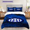Inter Milan Emblem Bedding (1 * duvet cover + 2 * pillowcase, without core) 2D Flat Bedding set Christmas birthday gift Soft and comfortable