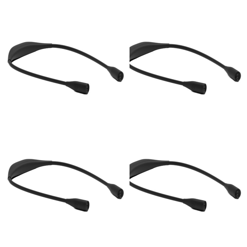 1/2/4 шт. USB-перезаряжаемые подвесные на шею фонари Ночной фонарь для бега Плавная регулировка яркости 360° Регулировка Без рук для кемпинга Ремонта