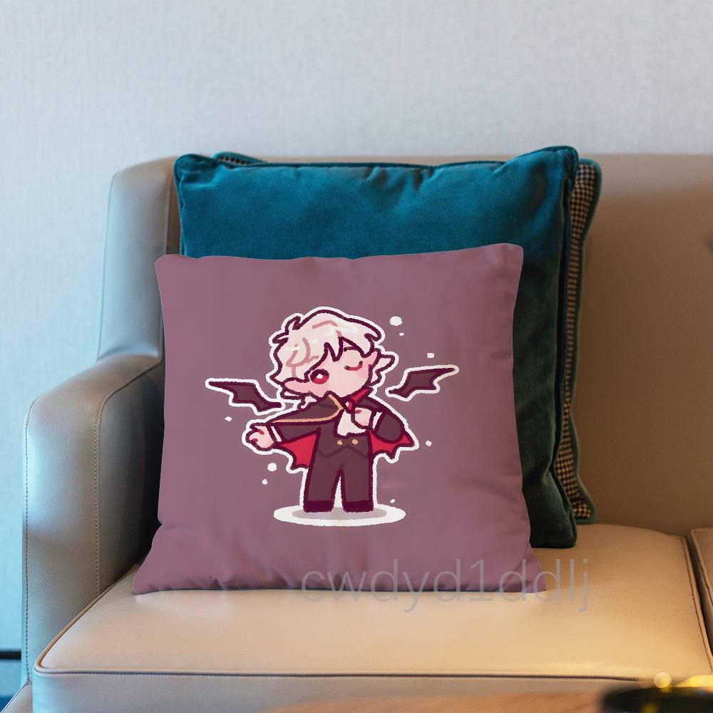 S-Scott Smajor Vampires Smp Pillow Case Short Plush Sofa Decorative Gift Home Double-Sided Printing Cushio