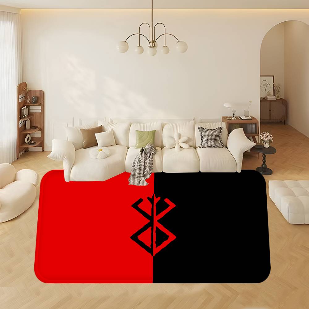 Berserk Guts Anime Floor Mat Nordic Style Home Doormat Bathroom-Toilet Mats Bedroom Hotel Decor Mat