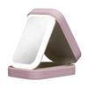 Soft Light Adjustment Makeup Organizer Portable Led Mirror Cosmetic Storage Box with Multi Compartments for Jewelry Makeup