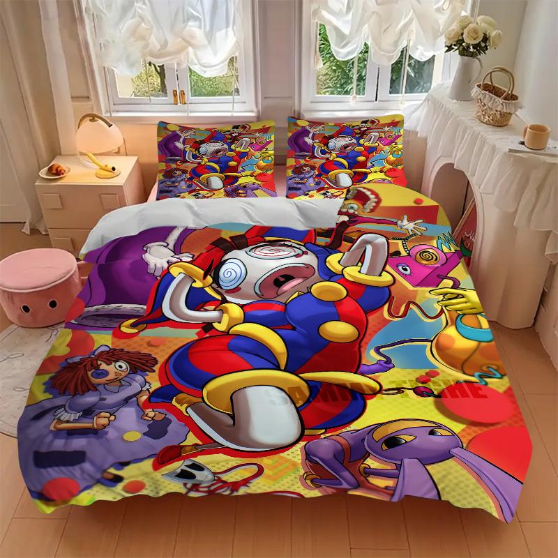 3Pcs Jester'S Carnival Bedding Sets For All Sizes New 3D Printed Bed Cover Comforter Duvet Cover Pillowcase Bedroom Decoration