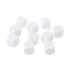 10Pcs Kids Educational Toy Board Game Dices Set White Dices Mathematical Tool 6 Sided Dices Acrylic Round Corner Dices