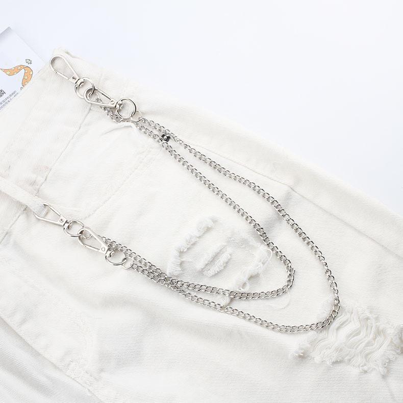 Style Metal Hiphop Waist Chain Unisex Jewelry Casual Spring Enhancement Outfit
