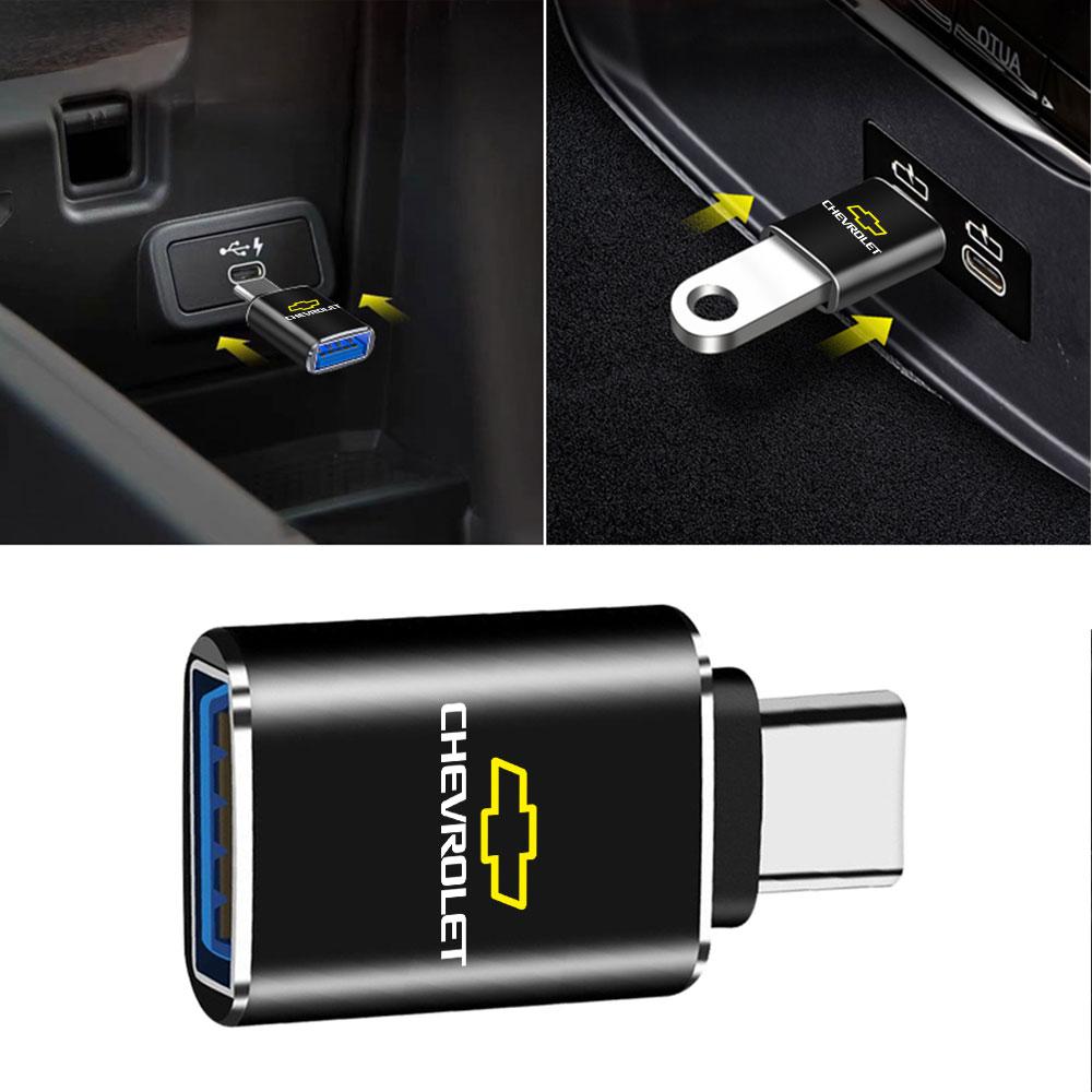 3.0 USB Type C Адаптер Конвертер Зарядка Телефона для Chevrolet Cruze Lacetti Sonic Spark Sail Aveo Captiva Malibu Trax Cobalt XL