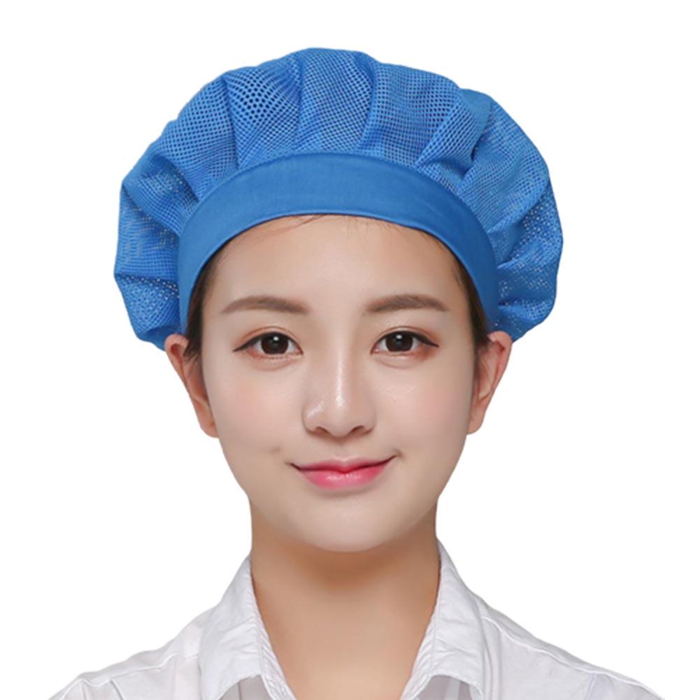 Унисекс регулируемый поварской колпак с дышащей сеткой для использования на кухне и на заводе