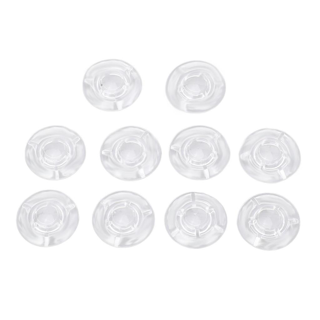 10Pcs Guitar Effect Pedal Footswitch Topper ABS Clear Single Pedal Footswitch Topper 10mm