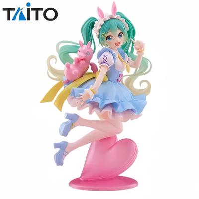 В наличии Аниме Фигурка Hatsune Miku Милая Кавайная Сказки Мику Фигурка Действия Фигурка Девушка с Леденцом ПВХ Коллекционная Модель Кукла К