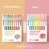9/36 Color Morandi Gel Pen Set Press Type Color Ballpoint Pen 0.5mm Note-taking Hand Account Stationery Office School Supplies