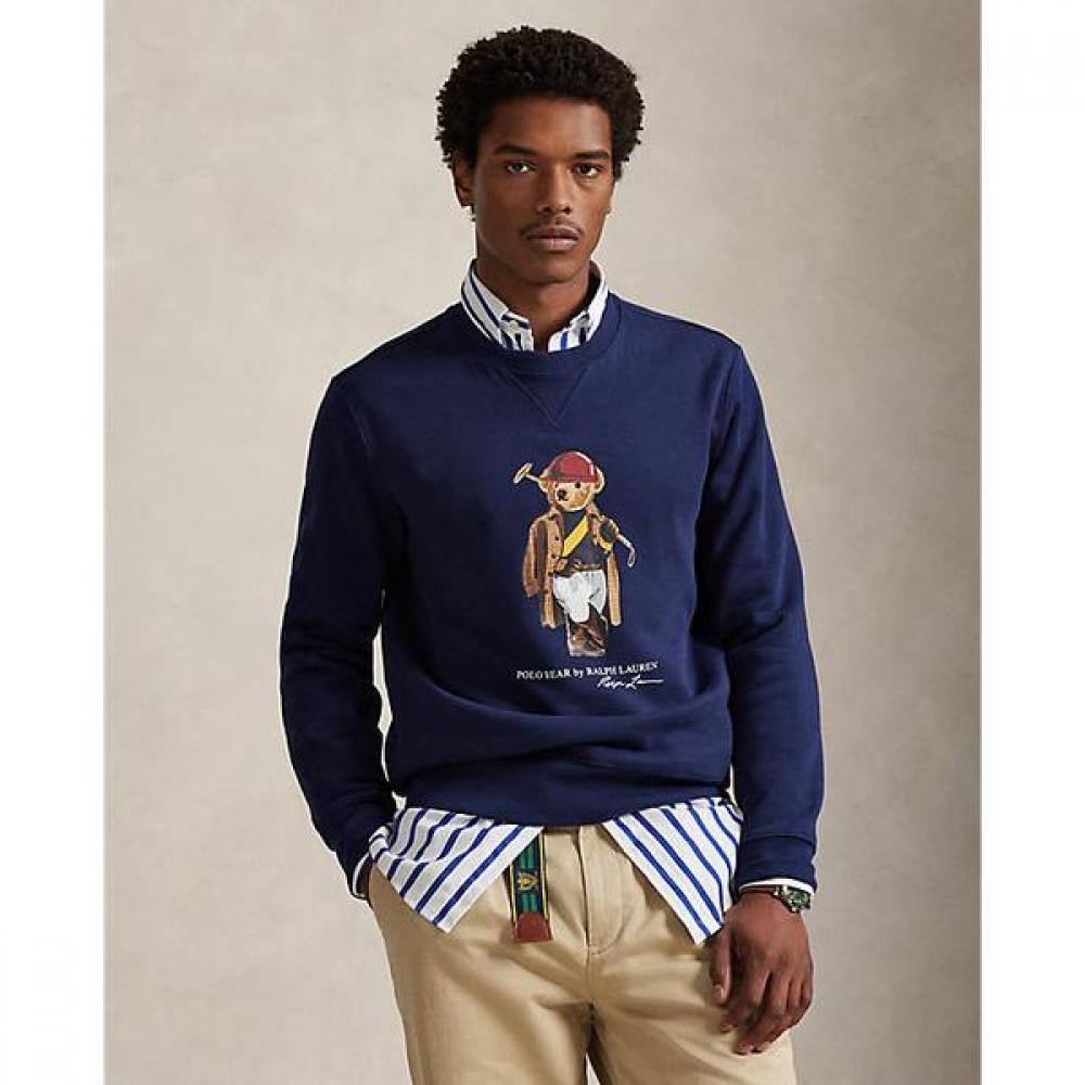 Polo Ralph Lauren Мужская флисовая толстовка с воротником-поло Медведь Поло Mnpokni16825170400