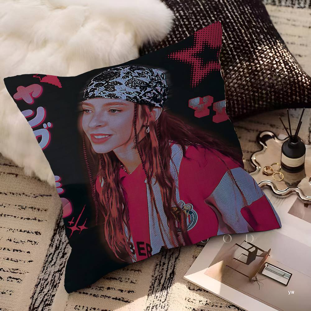 Singer YYoung Miko Cushion Cover Polyester Sofa Cushions Decorative Throw Pillows Home Decoration Pillowcover
