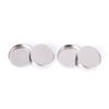 10 Empty Round 20Mm Tin Pans For Powder Eyeshadow Responsive To Magnets