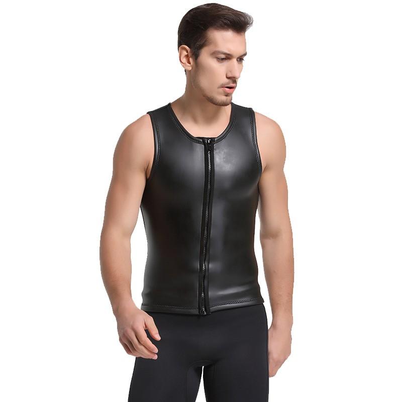 Diving Wetsuit 2mm Neoprene Light Glue Split Vest Surfing Snorkeling Swimming