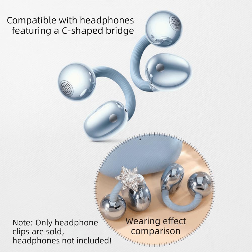 Creative Butterfly Earphone Clips Artificial Crystals Earphone Decorations  Personal Accessories