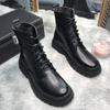 Мужские ботинки Martin Boots Men's British And Korean Version, универсальные мужские ботинки средней высоты, повседневные ботинки Military Boots Tide Shoes 6028-L