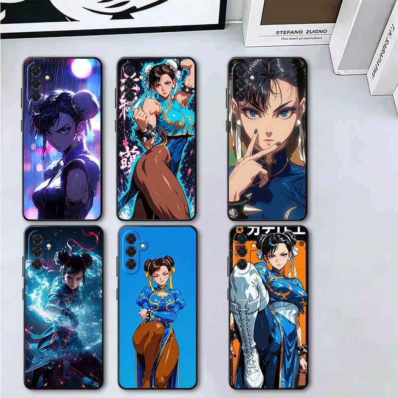ChunLi S-Street F-FighterS Soft Phone Case for Samsung A17 A37 A57 A16 A26 A36 A56 A15 A25 A35 A55 A14 A24 A34 A54 A13 A23 A33 A