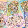 Variety Show Miniature Sticker Book PET Stacking Sticker New 3D Decorative Stickers  DIY Projects