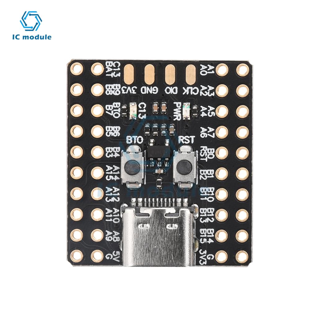 STM32F103C6T6A STM32F103C8T6 CH32V103C8T6 Мини-плата разработки микроконтроллера Архитектура ARM Минимальная системная плата Type-C