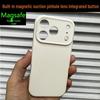 Magnetic Suction Liquid Silicone Case for iPhone 17 Pro Max - Full Coverage, Fine Hole Design