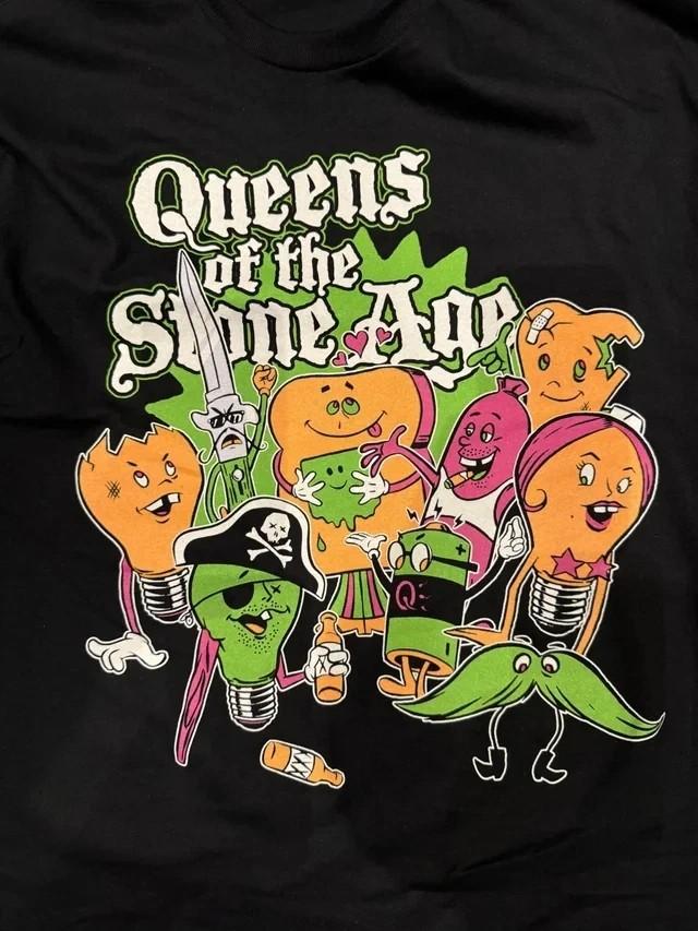 Queens of the Stone Age Retro Charcoal T shirt short sleeve tee KH15861 Unisex T-Shirt