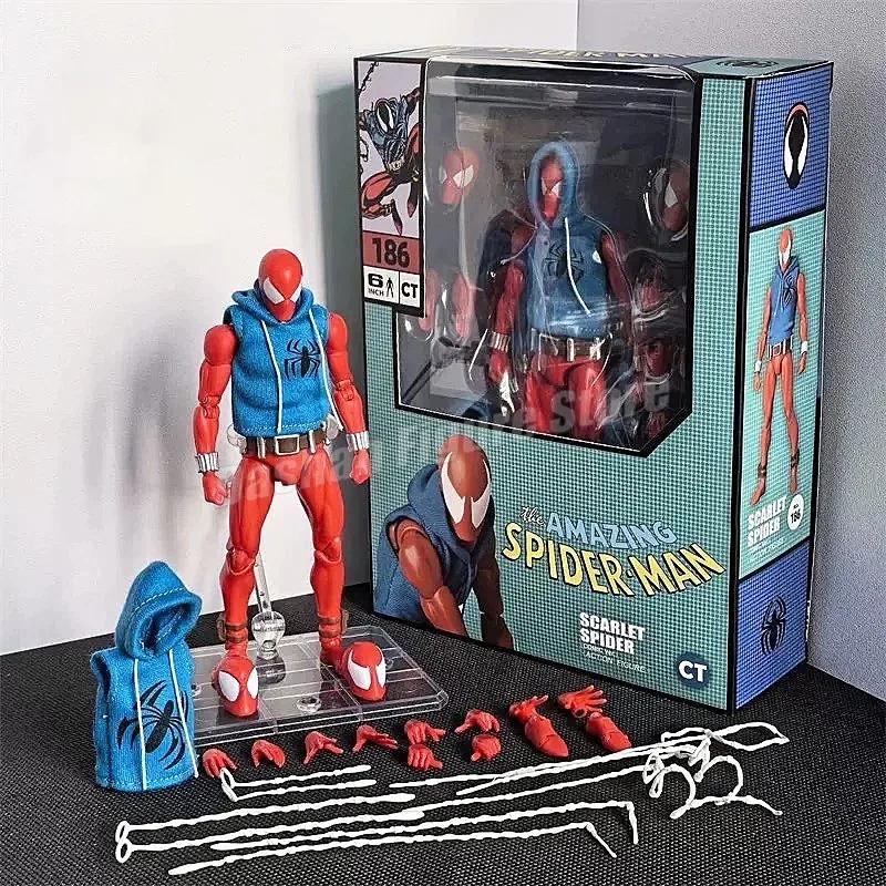CT Toys Mafex 186 Алая Паутина Фигурка Действия Комикс Росомаха Человек-Паук Фигурка Коллекция Shf Удивительный Человек-Паук Модель Игрушки