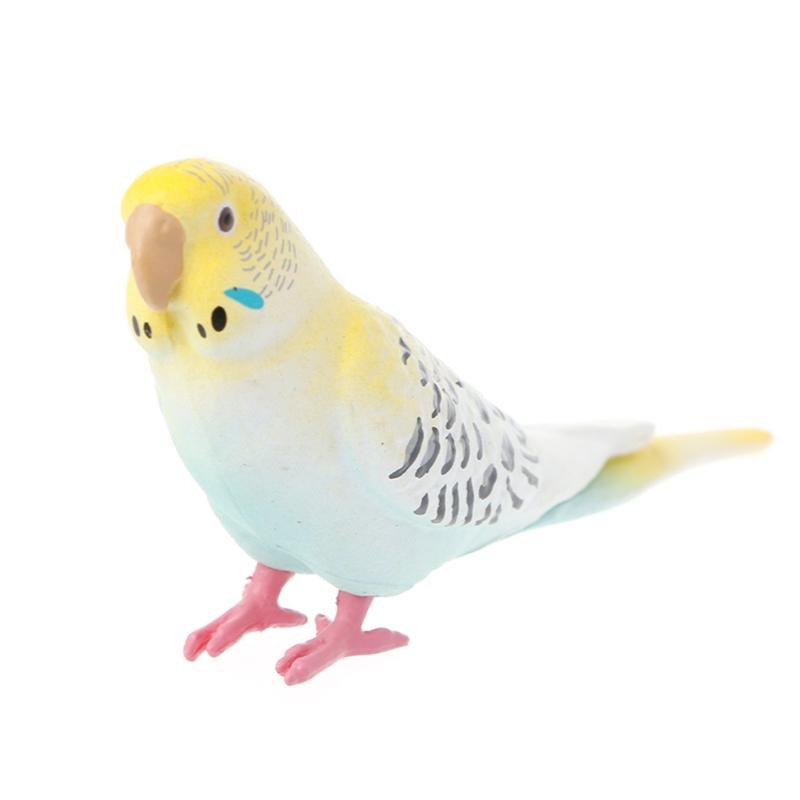 Cute Small Parrot Bird Simulation Model House Office Desk Decoration Ornaments