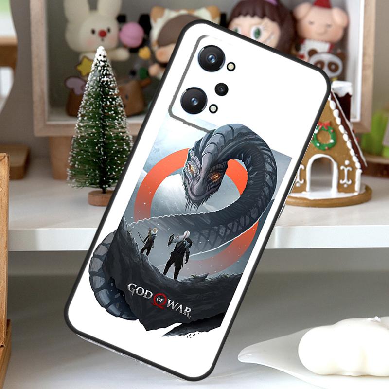 Чехол God of War для OPPO Realme C55 C35 C33 C31 C30 C25 C21Y C11 GT Neo 5 3T 2T Realme 10 9 11 Pro Plus