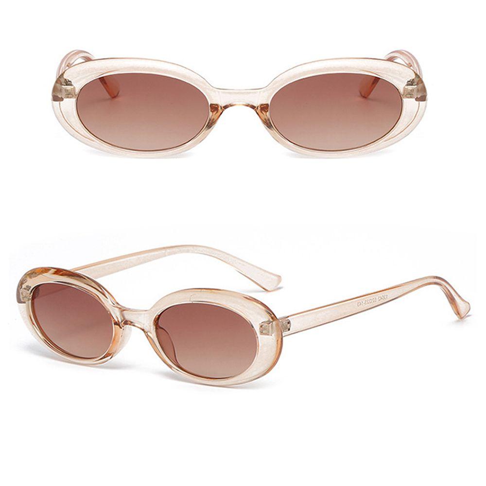 Eyewear Gothic Glasses Streetwear Women's Sunglasses Retro Oval Sunglasses Shades Small Frame
