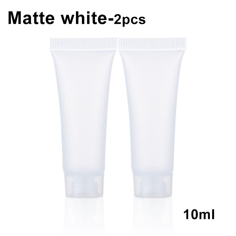 2PCS Makeup Tool Squeeze Containers Travel Size Lotion Packing Shampoo Holder Cream Tube Refillable Bottle