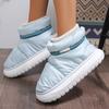 Cute Warm Ankle Boots Winter Women  New Waterproof Down Cloth Snow Boots Woman Thick Sole Non Slip Plush Cotton Shoes Mujer