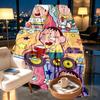 Crayon Shin Print Blanket - Soft & Comfortable, for Bedroom, Travel, Sofa, Home Decoration - Birthday Christmas Gift for Friend