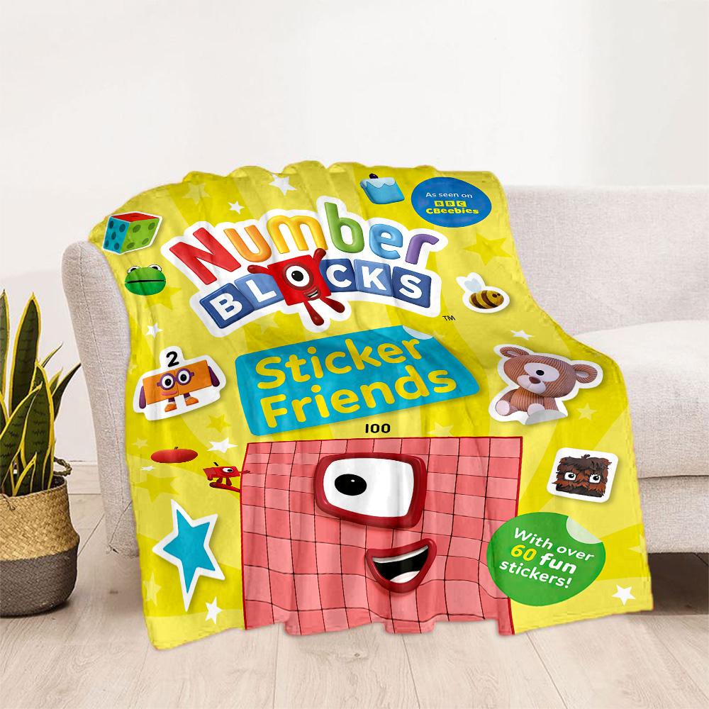Numberblocks Blanket Soft & Cozy Suitable for Picnics Couch Bed for All Occasions Modern Style Best Holiday Gift for Friends Family