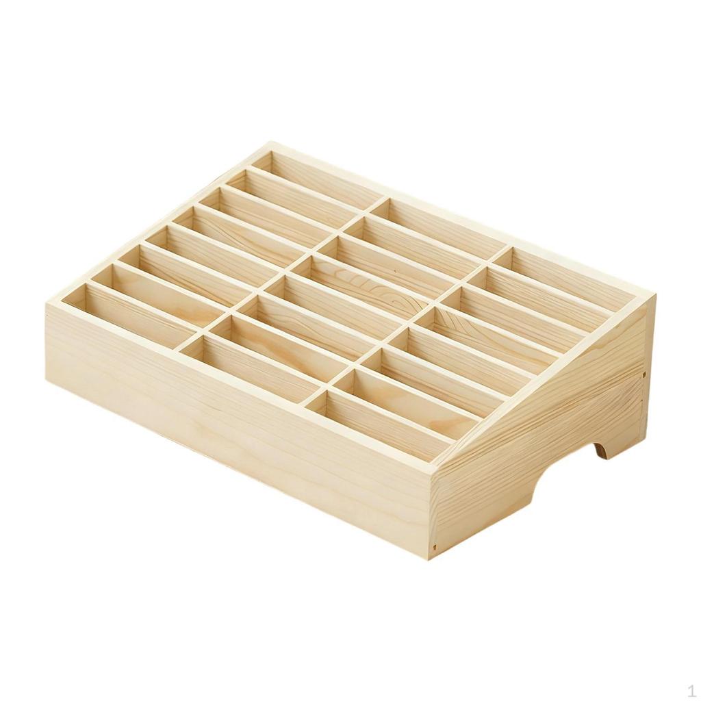 Управление хранилищем телефона 24 ячейки Многофункциональный портативный прямоугольный настольный органайзер для