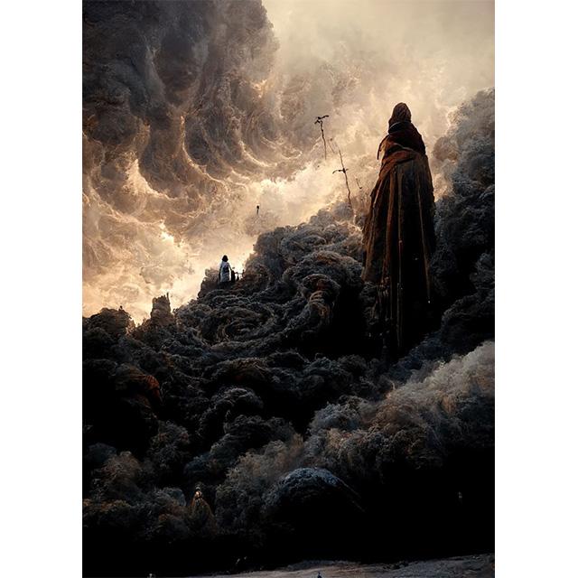 Abstract Outer World Storm Traveler Prints Poster Canva Painting Modern Wall Art Picture For Living Room Bedroom Home Decoration